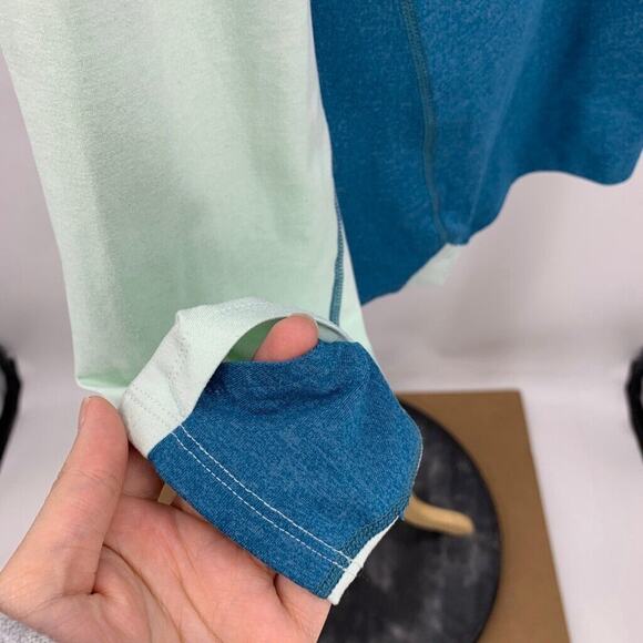 Korsa Shirt Womens XL Extra Large Multi Static Run Sports Half Zip Thumbholes - Picture 5 of 16